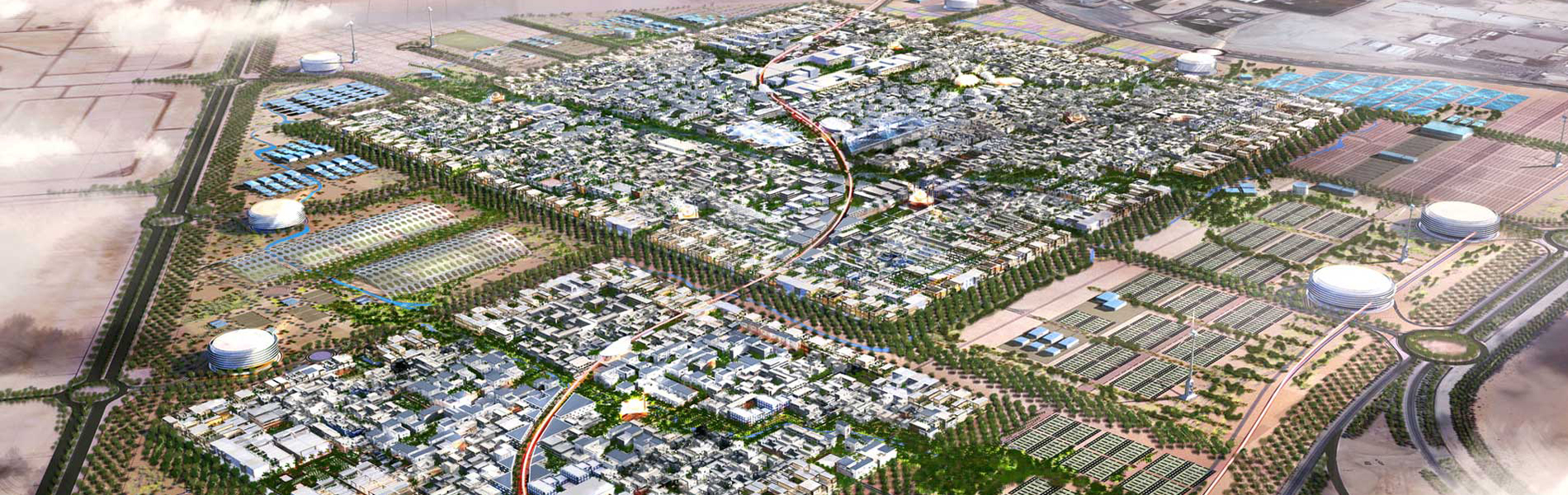 Masdar City- LED with Solar panel