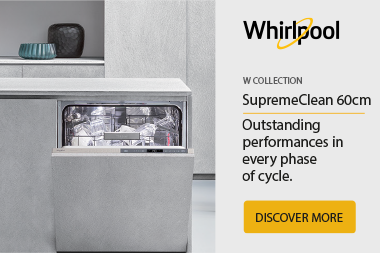 Whirlpool dishwasher with advanced cleaning technology for spotless dishes