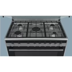 IQ100, Gas Range Cooker, Stainless steel - HG73G6357M