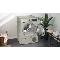 IQ300 Heat Pump Tumble Dryer, 9 Kg, Silver Inox - WQ41G20XGC