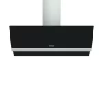 IQ300, Wall-mounted Cooker Hood, 90 CM, Clear Glass Black Printed - LC96KAJ60M