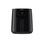 Philips Essential Airfryer 1400W HD9252/91 in black, featuring a modern design and user-friendly controls.