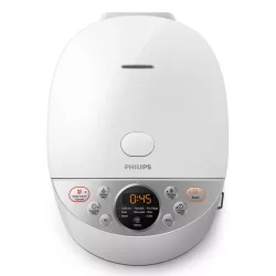 Philips Rice Cooker, 1.8L, White - HD4515/55