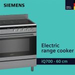 Siemens Electric Range Cooker, Stainless steel - HK9K9V850M