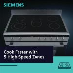 Siemens Electric Range Cooker, Stainless steel - HK9K9V850M