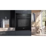 Siemens IQ100, Built-in Oven, 60 x 60 cm, Black - HB732G1B1M