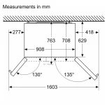 Siemens IQ300, American Side By Side, 178.7 X 90.8 Cm, Inox- KA93NVL30M