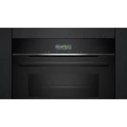 Siemens IQ700, Built-in Compact Oven With Microwave Function, 60 X 45 CM, Black - CM724G1B1M