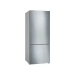 iQ500, Free-Standing Fridge-Freezer With Freezer At Bottom, 186 X 86 Cm, Inox-easyclean - KG76NVI30M