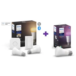 PHILIPS HUE Starter Kit+ White & Color Ambience Bulb - 912909959201-main