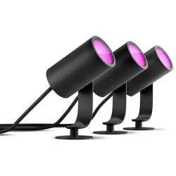 Philips Lily Hue Base Unit Spike Black 3x8W 24V - 915005630101