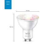 WiZ Colors GU10 (PAR16) 4.9W 345lm WiFi Dim. White - 929002448402