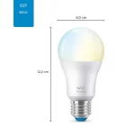 Wiz Home Tunable White 60W E27 Smart Bulb - 929002383502