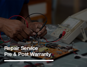 Repair service for appliances offered pre and post warranty coverage