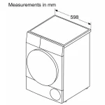 Philips IQ700 Front Load Heat Pump Dryer 9 kg - WQ45B2BXGC