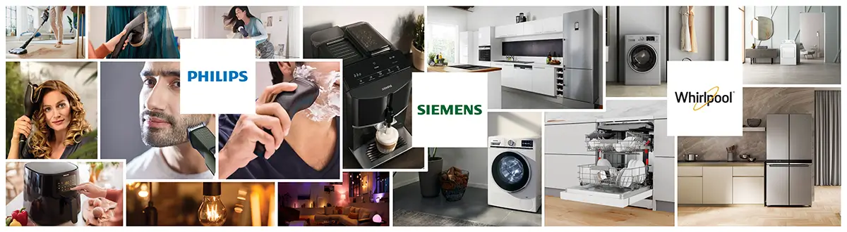 Electrical and electronics home appliances including refrigerators, washing machines, and kitchen gadgets available in UAE