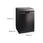 Siemens IQ300 Free Standing Dishwasher 60CM Brushed Black Steel Anti Fingerprint - SN23HC65MM-3