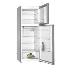 Siemens IQ300 Free Standing Fridge Freezer With Freezer at Top 186x70CM, Inox-look - KD55NNL20M-1