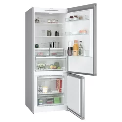 Siemens KG55NVLE0M - iQ300 Free-standing Fridge-freezer With Freezer At bottom 186 x 70CM Inox-look, Total noFrost-1