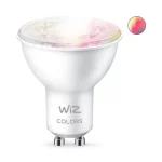 WiZ 929002448422 - Colour [GU10 Spot] Smart Connected Bluetooth, Wi-Fi Light Bulb-1