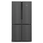 Siemens KF96NAXEAG - iQ300 French Door Bottom Freezer, Multi Door 183 x 90.5CM Brushed Black Steel AntiFingerprint