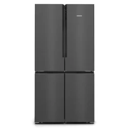 Siemens KF96NAXEAG - iQ300 French Door Bottom Freezer, Multi Door 183 x 90.5CM Brushed Black Steel AntiFingerprint