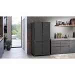 Siemens KF96NAXEAG - iQ300 French Door Bottom Freezer, Multi Door 183 x 90.5CM Brushed Black Steel AntiFingerprint-5