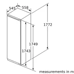 Siemens KI81RAF30M - iQ500 Built-in Fridge 177.2 x 55.8CM, Flat Hinge-3