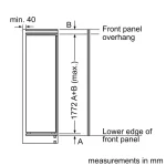 Siemens KI81RAF30M - iQ500 Built-in Fridge 177.2 x 55.8CM, Flat Hinge-5