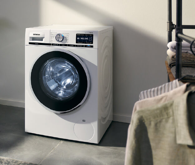Siemens Laundry appliances for efficient washing and drying solutions.