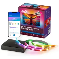 Wiz 929004668016 - HDMI Sync Box with TV Backlight for 55"-65" TVs