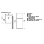 Siemens KD55NNLE0M - iQ300, Free-standing Fridge-freezer With Freezer At Top, 186x70CM-7