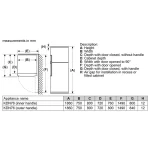 Siemens KD76NXIE1M - iQ300, Free-standing Fridge-freezer With Freezer At Top, 186x75CM-8