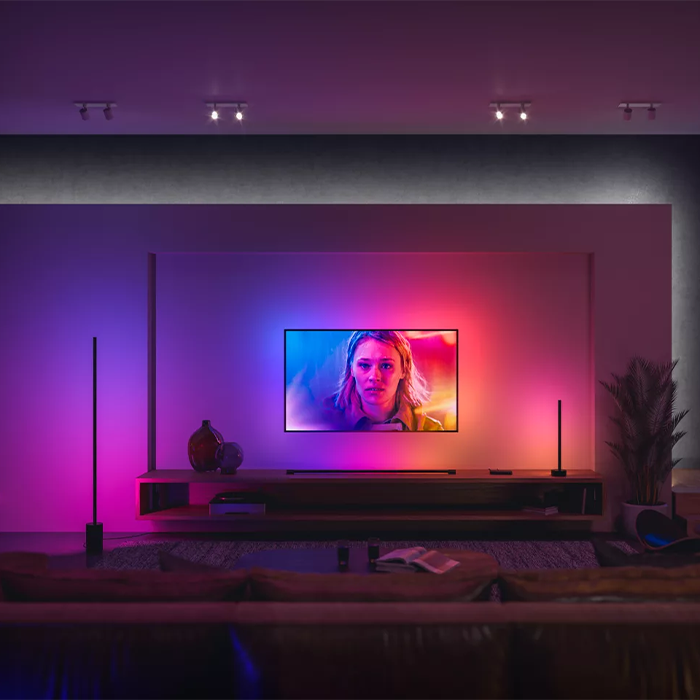 Philips Hue 915005987801 - White and Colour Ambiance Signe Gradient Floor Lamp, Black-7