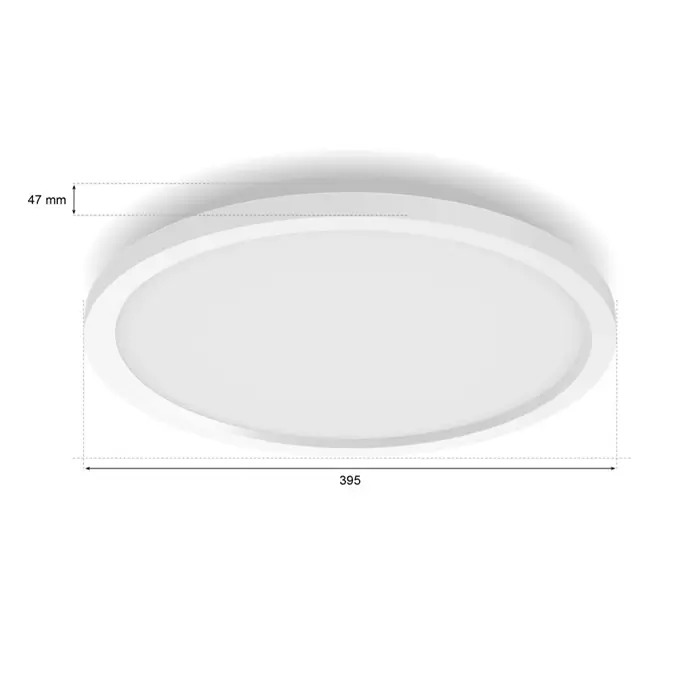 Philips Hue 929003598101 - White and Colour Ambiance Surimu Round Panel-2