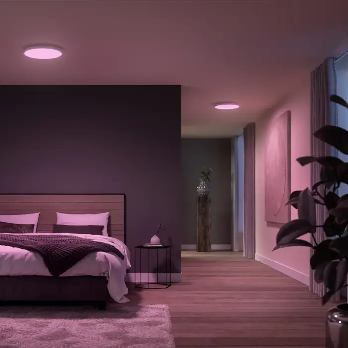 Philips Hue 929003598101 - White and Colour Ambiance Surimu Round Panel-3