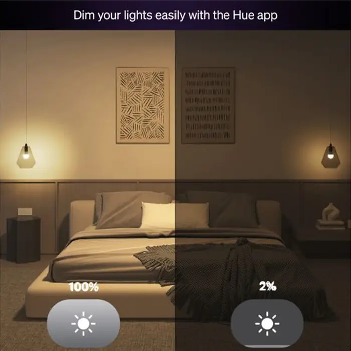 PHILIPS HUE 929004235401 - Essential Colour Smart LED Bulb, E27-4