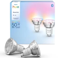 Philips Hue 929004235702 - Essential White + Colour Ambiance 345lm GU10 2-pack