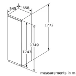 Siemens GI81NAEE0M - iQ500 Built-in Freezer 177.2x55.8CM, Flat Hinge-3