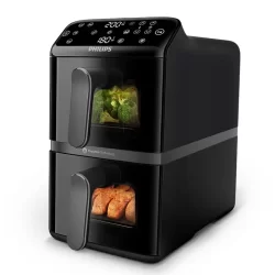 Philips Airfryer NA460/09 - 4000 Series Stacked Dual Basket-1