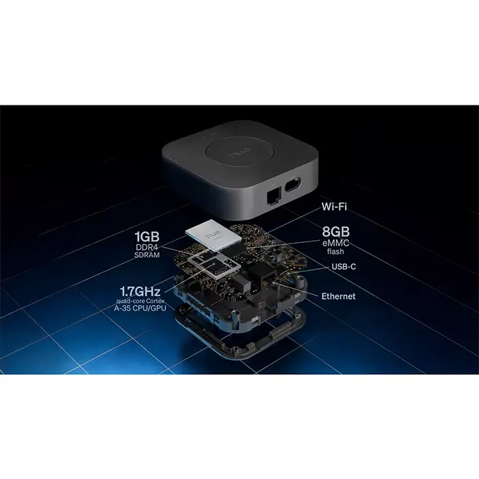 Philips Hue 929003853508 - Starter Kit, Bridge Pro + 3 E27 Smart Bulbs-2