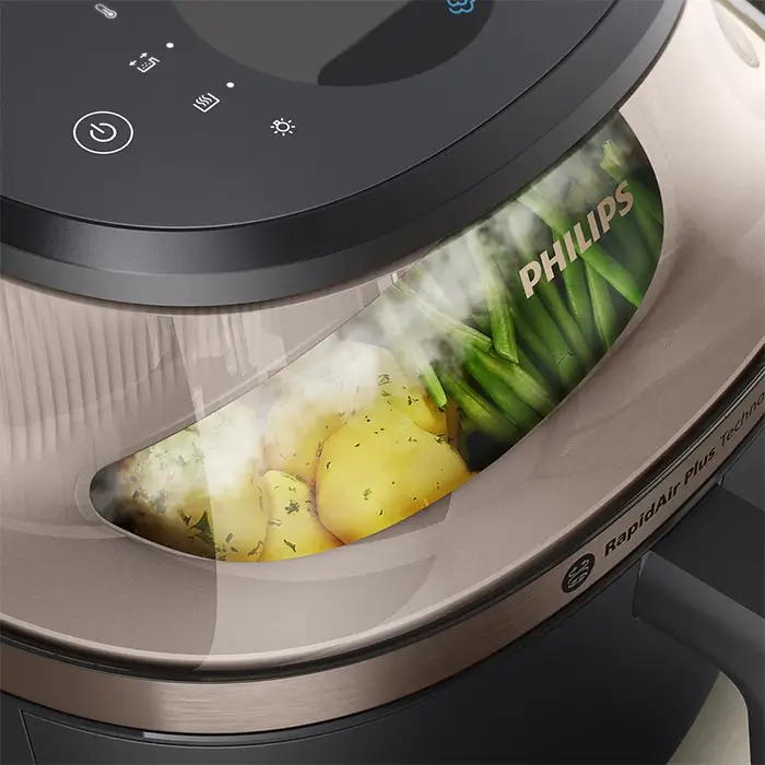 Philips NA547/07 - Airfryer 7.2L, 5000 Series With Steam & Rail-5