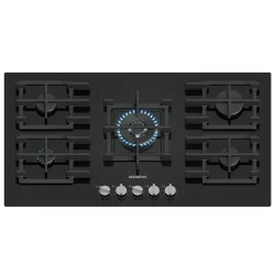 Siemens EP9A6QI40M - 90CM Gas Hob, Tempered Glass, Black