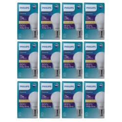 Philips 929002298907 - Essential LED Bulb 7W E27 3000K,Warm White, 12 PCS Pack