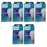 Philips 929003793585 - Essential LED Bulb 9W E27 6500K, Cool Day Light, 6 PCS Pack