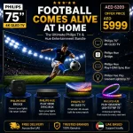 Philips Home Cinema Bundle – 75PQT8530-56 75 4K QLED Smart TV, Lighting-Product-Banner-1