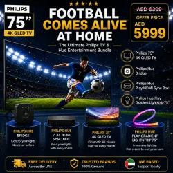 Philips Home Cinema Bundle – 75PQT8530-56 75 4K QLED Smart TV, Lighting-Product-Banner-1