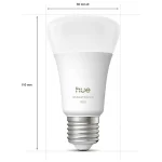 Philips Hue 929003854901 - White Ambiance A60 E27 Smart LED Bulb 1100LM-1