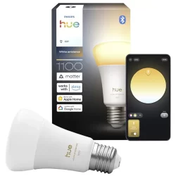 Philips Hue 929003854901 - White Ambiance A60 E27 Smart LED Bulb 1100LM