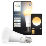 Philips Hue 929003855001 - White Ambiance A67 E27 Smart LED Bulb 1600LM
